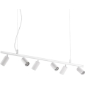 Ideal Lux - Suspension filaire LED DYNAMITE 6xGU10/7W/230V CRI 90 blanc